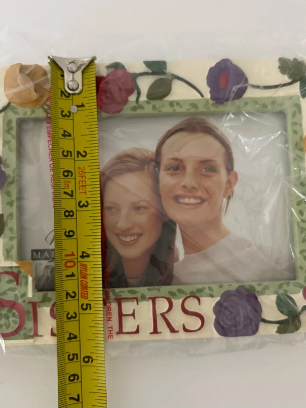 Malden Floral 'Sisters' Picture Frame with Red, Purple, Green Accents